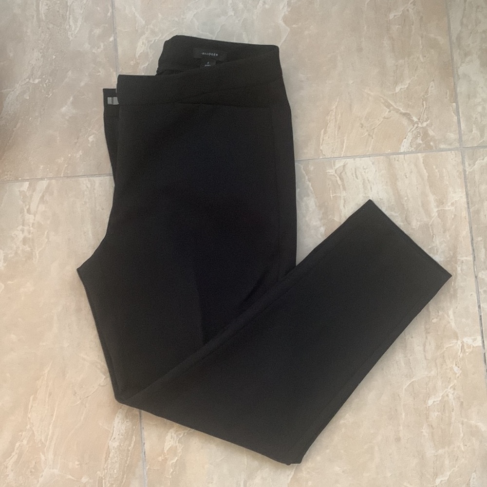 Halogen Black Cropped Pants Petite